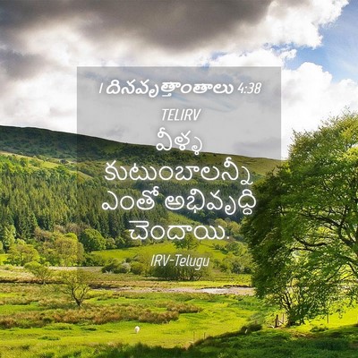 Picture 04 - 1 దినవృత్తాంతాలు 4:38 TELIRV - వీళ్ళ - Bible Verse Picture