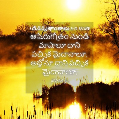Picture 04 - 1 దినవృత్తాంతాలు 6:74 TELIRV - ఆషేరుగోత్రం నుండి - Bible Verse Picture