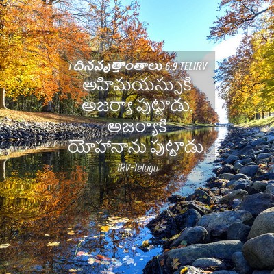 Picture 04 - 1 దినవృత్తాంతాలు 6:9 TELIRV - అహిమయస్సుకి - Bible Verse Picture