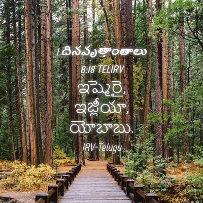 Picture 04 - 1 దినవృత్తాంతాలు 8:18 TELIRV - ఇష్మెరై, ఇజ్లీయా, - Bible Verse Picture
