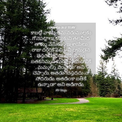 Picture 04 - 1 రాజులు 20:32 TELIRV - కాబట్టి వాళ్ళు తమ - Bible Verse Picture