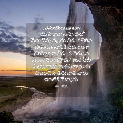 Picture 04 - 1 సమూయేలు 2:20 TELIRV - “యెహోవా సన్నిధిలో - Bible Verse Picture