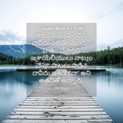 Picture 04 - 1 సమూయేలు 29:5 TELIRV - సౌలు - Bible Verse Picture