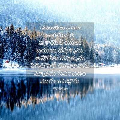 Picture 04 - 1 సమూయేలు 7:4 TELIRV - ఆ తరువాత - Bible Verse Picture