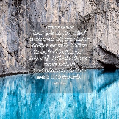 Picture 04 - 2 రాజులు 11:8 TELIRV - మీలో ప్రతి ఒక్కరూ - Bible Verse Picture