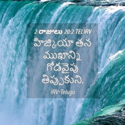 Picture 04 - 2 రాజులు 20:2 TELIRV - హిజ్కియా తన - Bible Verse Picture