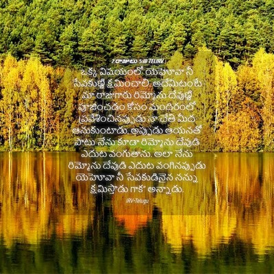 Picture 04 - 2 రాజులు 5:18 TELIRV - ఒక్క విషయంలో - Bible Verse Picture