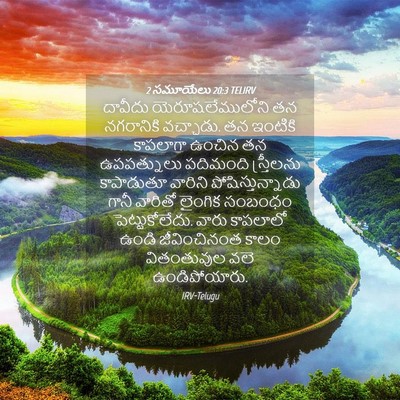 Picture 04 - 2 సమూయేలు 20:3 TELIRV - దావీదు - Bible Verse Picture