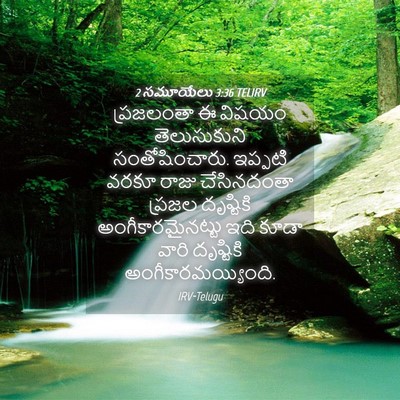 Picture 04 - 2 సమూయేలు 3:36 TELIRV - ప్రజలంతా ఈ విషయం - Bible Verse Picture