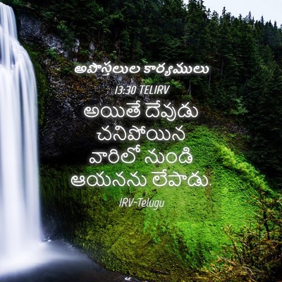 Picture 04 - అపొస్తలుల కార్యములు 13:30 TELIRV - అయితే దేవుడు - Bible Verse Picture