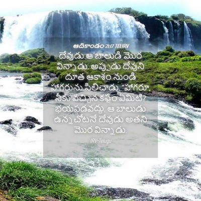 Picture 04 - ఆదికాండం 21:17 TELIRV - దేవుడు ఆ బాలుడి - Bible Verse Picture
