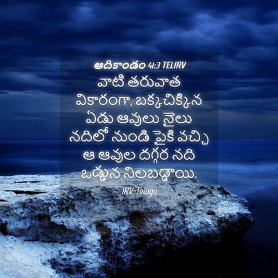 Picture 04 - ఆదికాండం 41:3 TELIRV - వాటి తరువాత - Bible Verse Picture