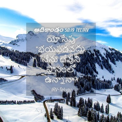 Picture 04 - ఆదికాండం 50:19 TELIRV - యోసేపు - Bible Verse Picture