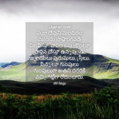 Picture 04 - ఎజ్రా 10:1 TELIRV - ఎజ్రా దేవుని - Bible Verse Picture