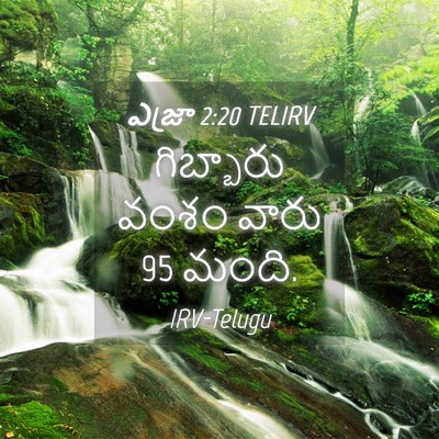 Picture 04 - ఎజ్రా 2:20 TELIRV - గిబ్బారు వంశం - Bible Verse Picture