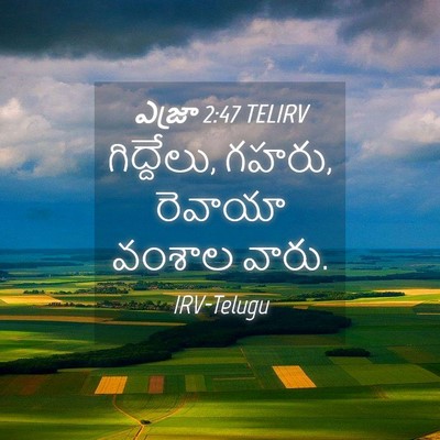 Picture 04 - ఎజ్రా 2:47 TELIRV - గిద్దేలు, గహరు, - Bible Verse Picture