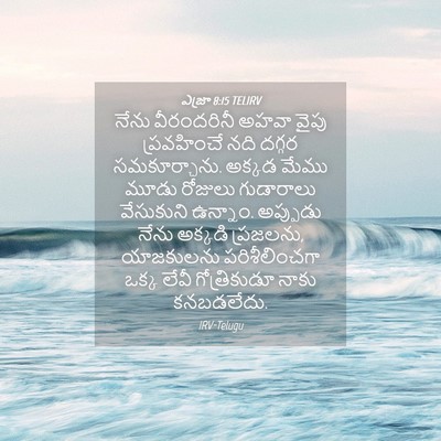 Picture 04 - ఎజ్రా 8:15 TELIRV - నేను వీరందరినీ - Bible Verse Picture
