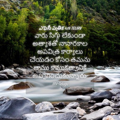 Picture 04 - ఎఫెసీ పత్రిక 4:19 TELIRV - వారు సిగ్గు - Bible Verse Picture