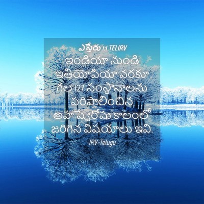 Picture 04 - ఎస్తేరు 1:1 TELIRV - ఇండియా నుండి - Bible Verse Picture