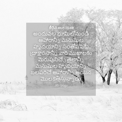 Picture 04 - కీర్తన 104:15 TELIRV - అందువల్ల - Bible Verse Picture