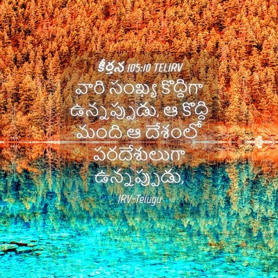 Picture 04 - కీర్తన 105:10 TELIRV - వారి సంఖ్య - Bible Verse Picture