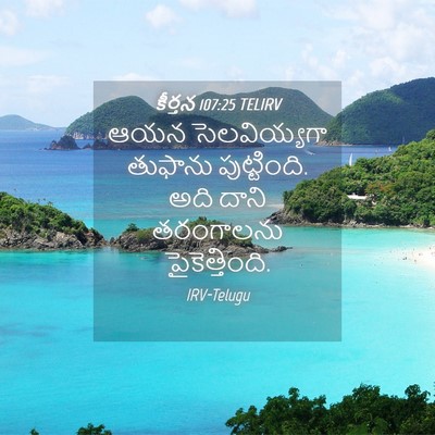 Picture 04 - కీర్తన 107:25 TELIRV - ఆయన సెలవియ్యగా - Bible Verse Picture