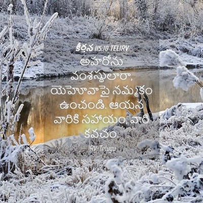 Picture 04 - కీర్తన 115:10 TELIRV - అహరోను - Bible Verse Picture