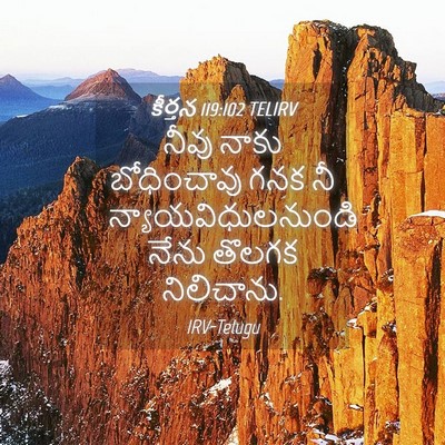 Picture 04 - కీర్తన 119:102 TELIRV - నీవు నాకు - Bible Verse Picture