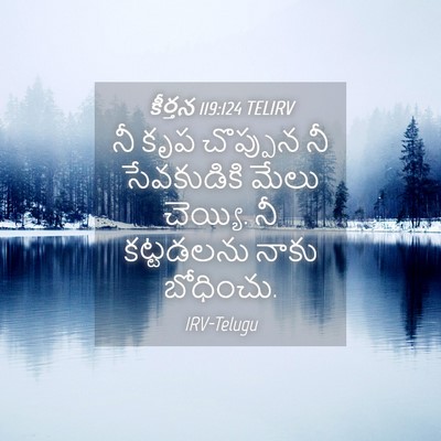 Picture 04 - కీర్తన 119:124 TELIRV - నీ కృప చొప్పున నీ - Bible Verse Picture