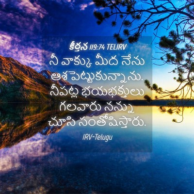 Picture 04 - కీర్తన 119:74 TELIRV - నీ వాక్కు మీద నేను - Bible Verse Picture