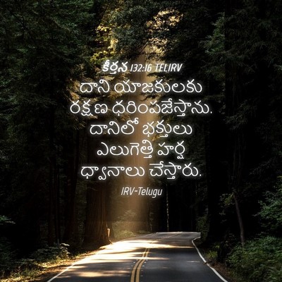 Picture 04 - కీర్తన 132:16 TELIRV - దాని యాజకులకు - Bible Verse Picture