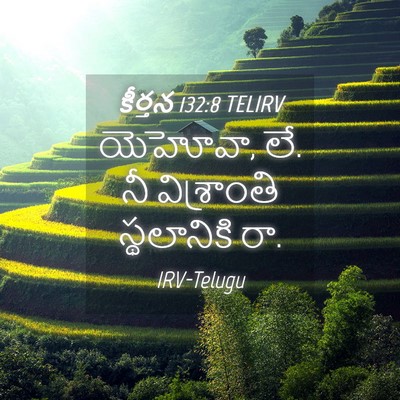 Picture 04 - కీర్తన 132:8 TELIRV - యెహోవా, లే. నీ - Bible Verse Picture