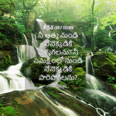 Picture 04 - కీర్తన 139:7 TELIRV - నీ ఆత్మ నుండి - Bible Verse Picture