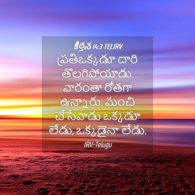 Picture 04 - కీర్తన 14:3 TELIRV - ప్రతిఒక్కడూ దారి - Bible Verse Picture