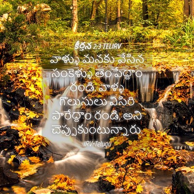 Picture 04 - కీర్తన 2:3 TELIRV - వాళ్ళు మనకు వేసిన - Bible Verse Picture