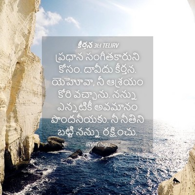 Picture 04 - కీర్తన 31:1 TELIRV - ప్రధాన - Bible Verse Picture