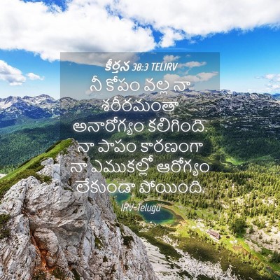 Picture 04 - కీర్తన 38:3 TELIRV - నీ కోపం వల్ల నా - Bible Verse Picture