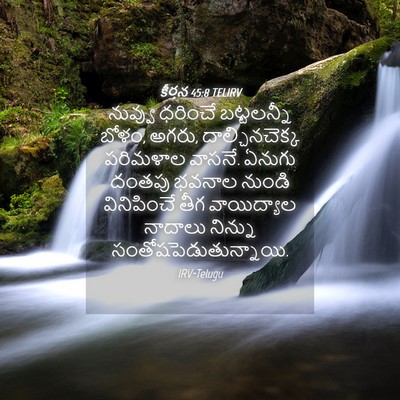 Picture 04 - కీర్తన 45:8 TELIRV - నువ్వు ధరించే - Bible Verse Picture