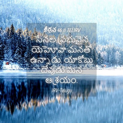 Picture 04 - కీర్తన 46:11 TELIRV - సేనల ప్రభువైన - Bible Verse Picture