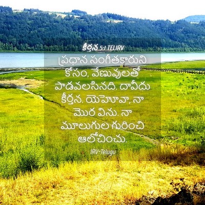 Picture 04 - కీర్తన 5:1 TELIRV - ప్రధాన - Bible Verse Picture