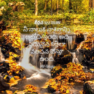Picture 04 - కీర్తన 52:2 TELIRV - నీ నాలుక - Bible Verse Picture