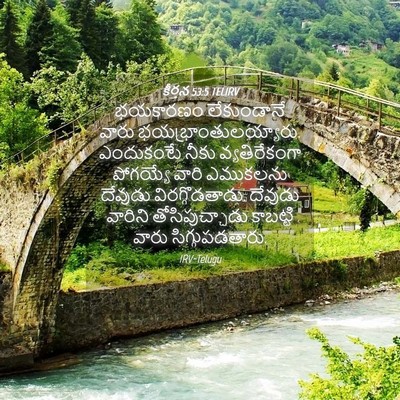Picture 04 - కీర్తన 53:5 TELIRV - భయకారణం లేకుండానే - Bible Verse Picture