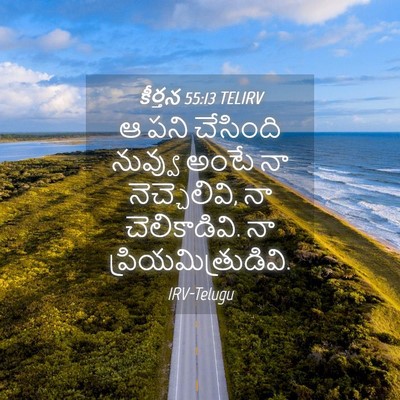 Picture 04 - కీర్తన 55:13 TELIRV - ఆ పని చేసింది - Bible Verse Picture
