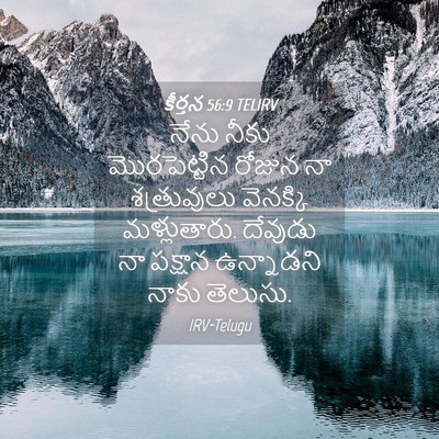 Picture 04 - కీర్తన 56:9 TELIRV - నేను నీకు - Bible Verse Picture
