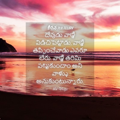 Picture 04 - కీర్తన 71:11 TELIRV - దేవుడు వాణ్ణి - Bible Verse Picture