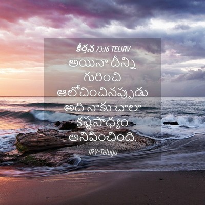 Picture 04 - కీర్తన 73:16 TELIRV - అయినా దీన్ని - Bible Verse Picture
