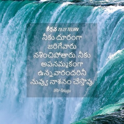 Picture 04 - కీర్తన 73:27 TELIRV - నీకు దూరంగా - Bible Verse Picture