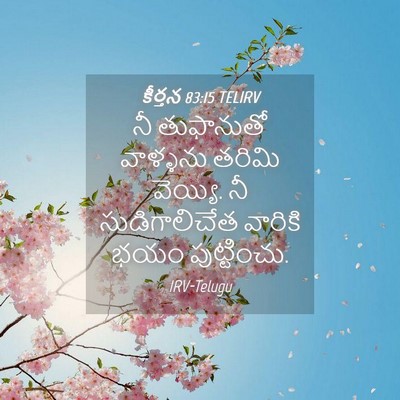 Picture 04 - కీర్తన 83:15 TELIRV - నీ తుఫానుతో - Bible Verse Picture