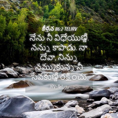 Picture 04 - కీర్తన 86:2 TELIRV - నేను నీ - Bible Verse Picture