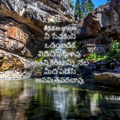 Picture 04 - కీర్తన 89:39 TELIRV - నీ సేవకుని - Bible Verse Picture